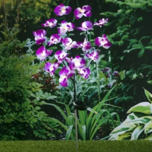 HI LED Solar Tuin Orchideeënlamp 75 cm