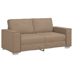 vidaXL 120 cm linnen loveseat