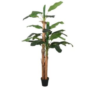Kunstbananenboom 18 bladeren 150 cm groen