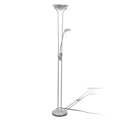 Dimbare LED-vloerlamp 23 W Zilver