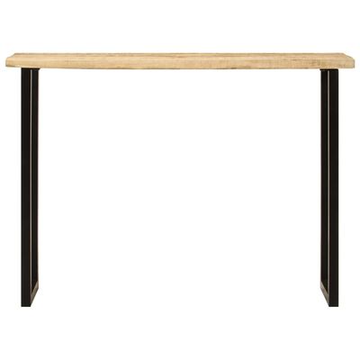 Consoletafel met rechte rand 105x33x76 cm massief hout mango