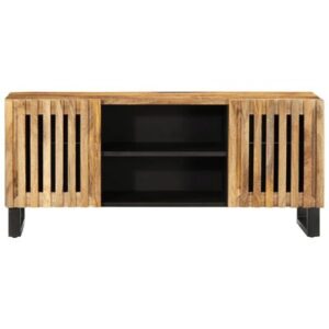 Tv-meubel 105x34x46 cm massief hout ruw mango