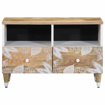 Tv-meubel 70x33,5x46 cm massief hout mango