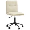 Eetkamerstoelen 2 st crèmekleurig kunstleer - Afbeelding 2