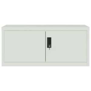Archiefkast lichtgrijs 90x40x40 cm staal