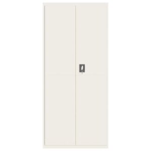 Archiefkast wit 90x40x200 cm staal