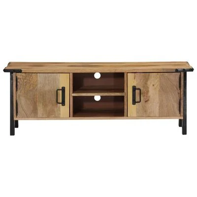 Tv-meubel 110x35x40 cm massief hout mango