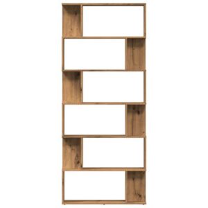 Boekenkast Artisan Eiken 80x24x192 cm Bewerkt hout