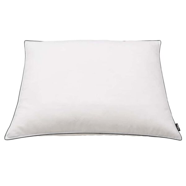 Kussens 2 st met dons-/verenvulling zwaar 70x60 cm wit - Afbeelding 2